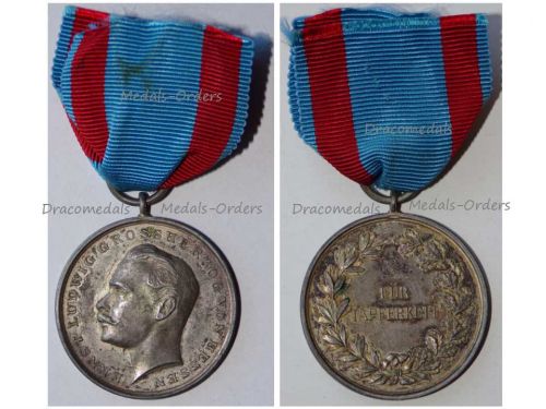 Germany Hesse Darmstadt WWI General Honor Decoration Tapferkeit Bravery Medal Grand Duke Ernst Ludwig 1894 1918 