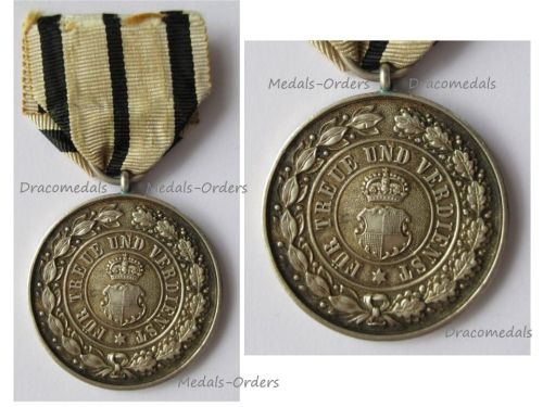 Germany WWI Hohenzollern Silver Merit Medal 1842 3rd Type