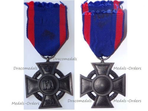 Germany WWI Oldenburg Friedrich August Merit Cross 2nd Class FA2 1914