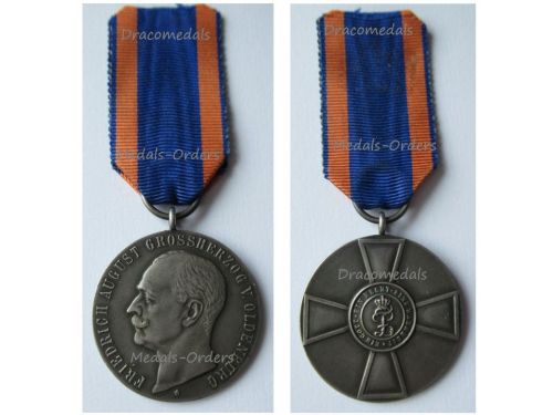 Germany WWI Oldenburg House and Merit Order Silver Medal