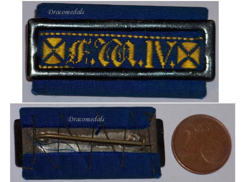 Germany Prussia WWI Long Military Service Badge 2nd Class for 12 Years FWIV 1842 1913