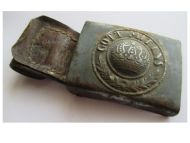 Germany WWI German Prussian Army Belt Buckle Gott Mit Uns for NCOs and Enlisted Men Dated 1915