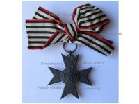 Germany WWI Prussia Merit Cross for War Effort Aid (Auxiliary Service) on Bow for Female Recipients