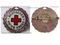 Germany German Red Cross Silver Honor Badge 1950s