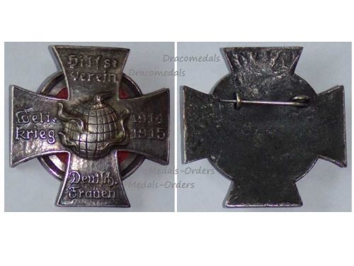 Germany WWI Badge of the Aid Association of German Women for the World War 1914 1915