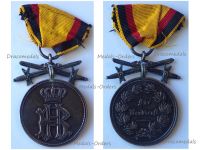 Germany WWI Silver Medal of Merit with Swords of  the Princely Reuss Cross of Honor