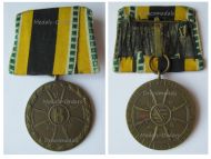 Germany WWI Saxe Meiningen War Merit Medal 1915 in Bronze for Combatants on Single Bar