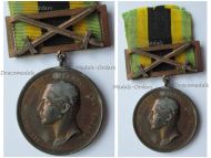 Germany WWI Saxe Weimar General Decoration War Merit Medal of Bronze Class with Swords Buckle 1902 1918