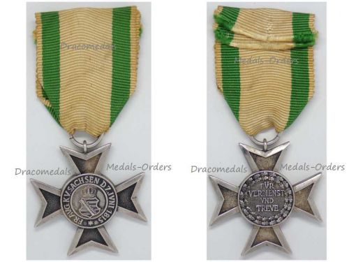 Germany WWI Saxony Order of Merit Silver Cross 1911 1918