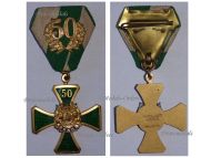 Germany Saxony WWI Veterans Association Cross 1st Class for 50 Years Memebrship by Glaser