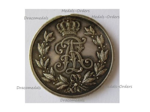 Germany Saxony WWI Friedrich August Medal for Military Merit Silver Class 1905 1918