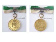 Germany Saxony WWI Service Medal of the Reserve Territorial Army 2nd Class 1913 1918 for Female Recipients