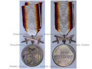 Germany WWI Waldeck Pyrmont Silver Merit Medal with Swords