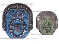 Germany Wurttemberg Centenary Badge of the 1st Dragoon Regiment N.25 Queen Olga 1813 1913 by Lindner
