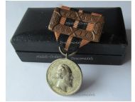 Germany Wurttemberg Silver Jubilee Medal of King Karl's Reign 1920 with Bronze Clasp Boxed