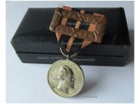 Germany Wurttemberg Silver Jubilee Medal of King Karl's Reign 1920 with Bronze Clasp Boxed