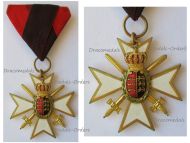Germany WWI Wurttemberg Commemorative War Decoration of the Army Veteran Association Merit Cross with Swords for Combatants