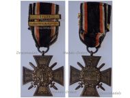 Germany WWI Flanders Cross 1914 1918 with 2 Clasps Ypern, Flandernschlacht