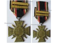 Germany WWI Flanders Cross 1914 1918 with 2 Clasps Somme, Flandernschlacht