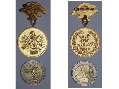West Germany 117th Hunter Regiment Shooting Award Medal 1965