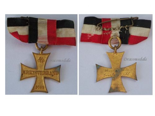 Germany WWI Prussia Membership Medal of the Red Cross Veteran Association of Bonn 