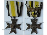 Germany WWI Barbara Cross of the German Heavy Artillery Veteran Association 1923 on Large Bar