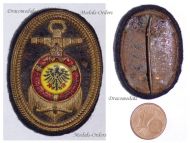 Germany WWI Imperial Navy Fleet Veteran Association Cap Badge