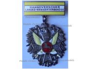 Germany WWI Prussia Hanover Badge of the Army Veteran Association by L&W