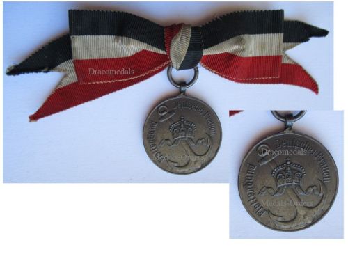 Germany WWI Iron Donation Medal of the Fleet League of German Women, 1914, German Imperial Navy "Gold Gab Ich fur Eisen"