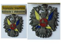 Germany WWI Prussia Hanover Badge of the Veteran Association of Niedersachsen (Lower Saxony) by Lauer