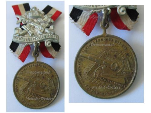 Germany WWI Big Bertha Heavy Artillery Siege Gun Medal by Tribian
