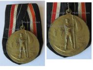Germany WWI Tapferkeit Bravery Medal of the Veteran Association of the Imperial German Navy 1914 1918 on Single Bar