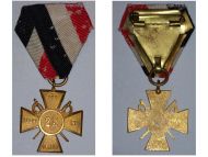 Germany WWI Prussia Veteran Association Cross for 25 Years Membership 1914 1918