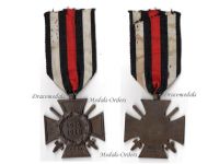 Germany WWI Hindenburg Cross with Swords for Combatants Maker RV 39 Pforzheim