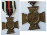 Germany WWI Hindenburg Cross without Swords for Non Combatants Maker HKM