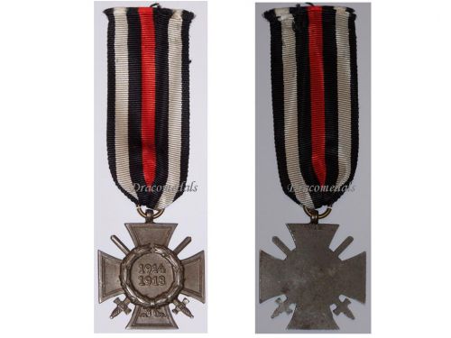 Germany WWI Hindenburg Cross with Swords for Combatants Maker G12