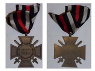 Germany WWI Hindenburg Cross with Swords for Combatants 1914 1918 Maker G&S