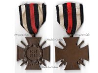 Germany WWI Hindenburg Cross with Swords for Combatants Maker NB&N