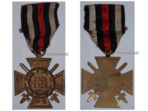 Germany WWI Hindenburg Cross with Swords for Combatants 1914 1918