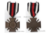 Germany WWI Hindenburg Cross with Swords for Combatants Maker THW
