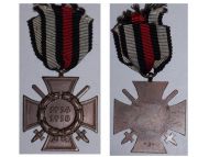 Germany WWI Hindenburg Cross with Swords for Combatants Maker W&LM