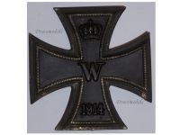 Germany WWI Iron Cross 1914 1st Class EK1 by Maker WS