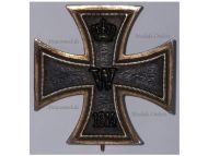 Germany WWI Iron Cross 1914 1st Class EK1 by Maker S-W