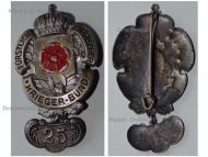 Germany WWI Lippe Detmold Membership Badge of the Veteran Association with Bar for 25 Years by Mayer & Wilhelm