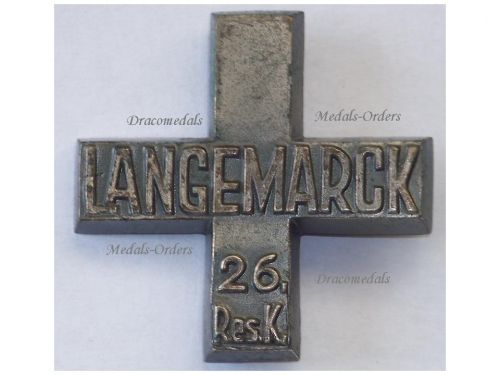 Germany WWI Langemarck Cross for the First Battle of Flanders 1914