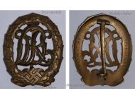 Germany WWII Sports Badge DRL 1935 1945 Bronze Class by Ferdinand Wagner 