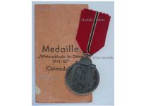 NAZI Germany WWII Medal for the Winter Battle on the Eastern Front 1941 1942 with Envelope by Friedrich Orth