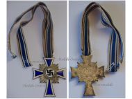 NAZI Germany WWII Mother's Cross 1938 Silver Class 2nd Type 1939