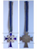 NAZI Germany WWII Mother's Cross 1938 Silver Class 2nd Type 1939