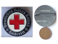 NAZI Germany WWII Nurse Badge Helferin German Red Cross for Female Helpers by CB